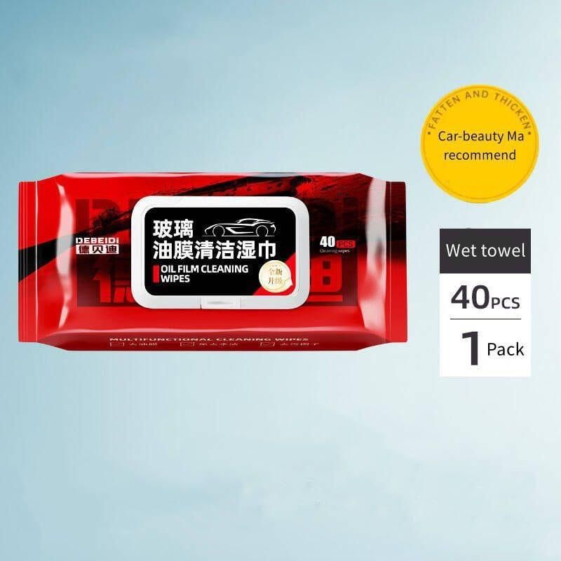 Glass Cleaning Wipes 40pc