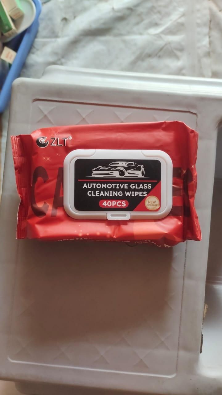 Glass Cleaning Wipes 40pc