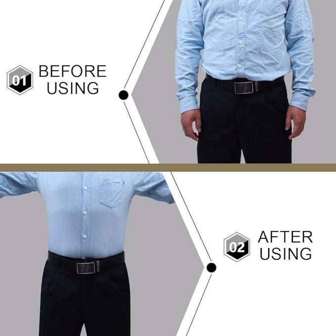 Adjustable Elastic Shirt Tucker Belt