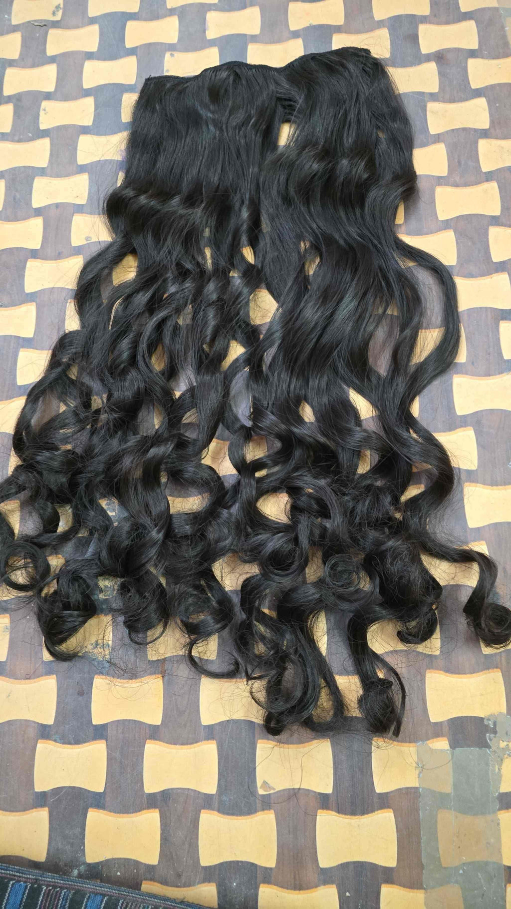 24"inch Clips Based Synthetic Hair Extension for women